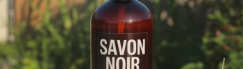 flacon de savon noir traitement anti mildiou